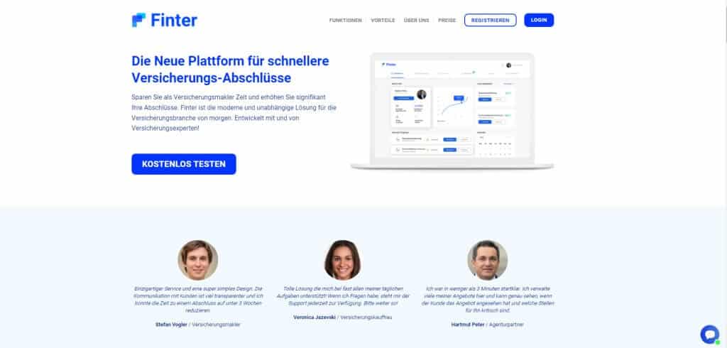 digitaler-vertrieb-finter Screenshot Finter